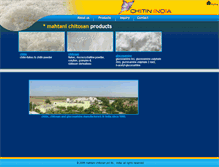 Tablet Screenshot of chitinindia.com